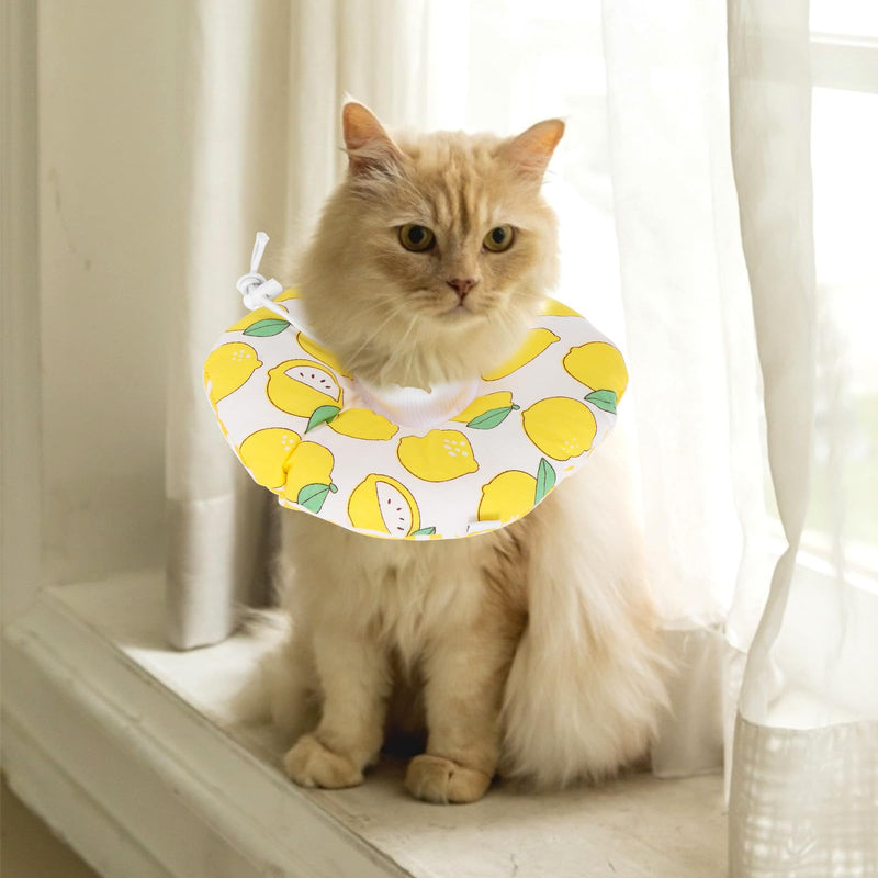 VALICLUD Recovery Collar, Cotton, Adjustable Soft for Cats, Cat Collar Cone, Relieves Pain and Promotes Fast Recovery After Surgery