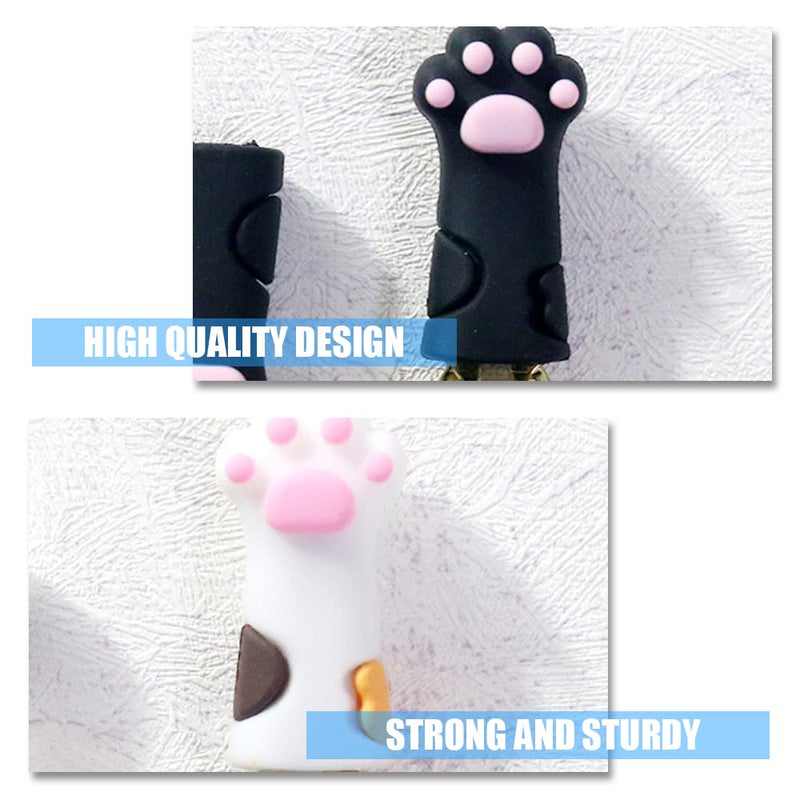 8 Pcs Nipper Protective Sleeves Cute Cat Paw Protective Covers Cute Animal Cuticle Scissors Cover Caps for Nail Nipper Tweezers etc - PawsPlanet Australia