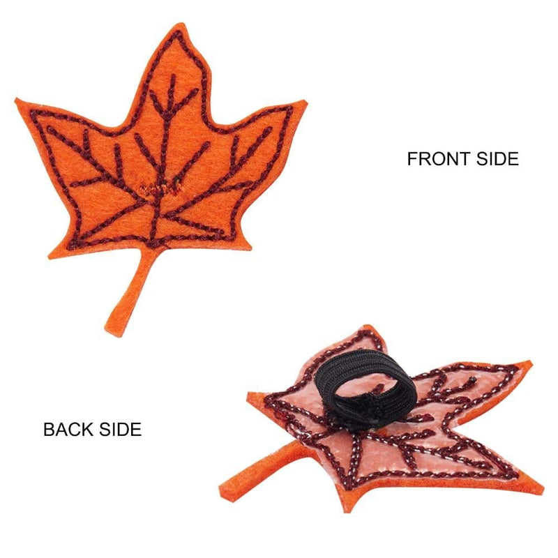 Blueberry Pet 8 Patterns Thanksgiving Fall Festival Moonlit Turkey Designer Adjustable Dog Collar with Maple, Medium, Neck 14.5"-20" - PawsPlanet Australia