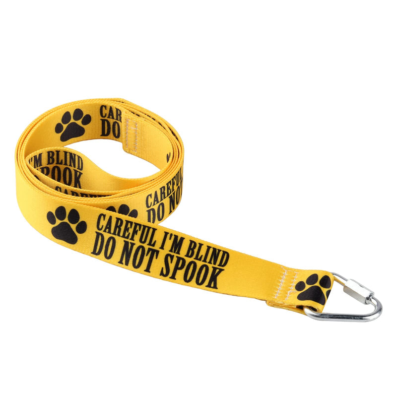 Visual Impairment Dog Leash Careful I'm Blind Do Not Spook Dog Leash Walking Training Dog Leashes Dog Owner Pet Lover Gift (Careful I'm Blind-YE) Careful I'm Blind-YE - PawsPlanet Australia