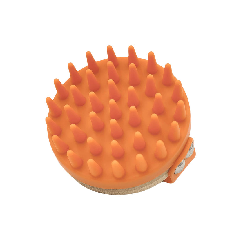 Dogtopia Dog Bath Brush | Dog Shampoo Brush | Dog Scrubber for Bath | Dog Washing Brush with Handle | Pets Deshedding & Massaging for Long & Short Haired Dogs and Cats - PawsPlanet Australia