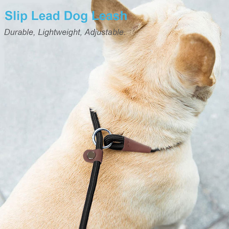 MayPaw Slip Lead Control Leash for Dogs No Pull, 13+ Colors Classic Dog Lead 7 FT Pet Slip Leash, 1/4” Rope Leashes for Small Medium Animals (7ft*1/4", Green) 7ft*1/4" - PawsPlanet Australia