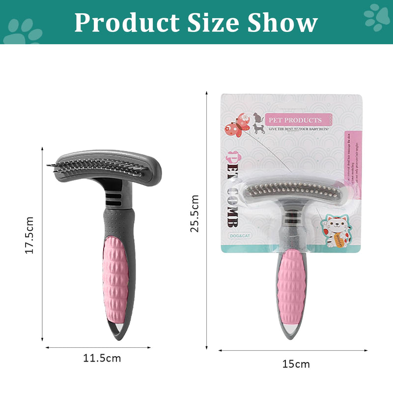 Fur Detangler Detangler for Long Hair Dogs & Cats, Comb the Undercoat for Hair Removal, Loosen Knots, Tangles and Undercoat Grooming Comb for Dogs and Cats - PawsPlanet Australia