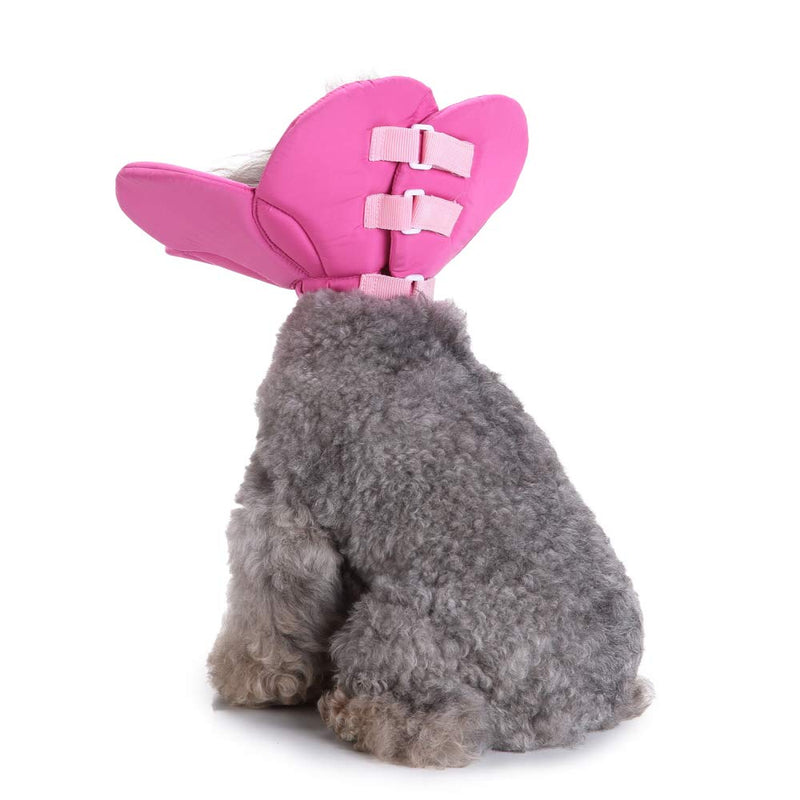 Dog Collar, Pet Cone E-Collar Flower Soft Elizabethan Waterproof Grooming Recovery Protecive Adjustable Collar for Puppy Small Medium Dogs (M Neck: 11-13in, Purple) M Neck:11-13in - PawsPlanet Australia