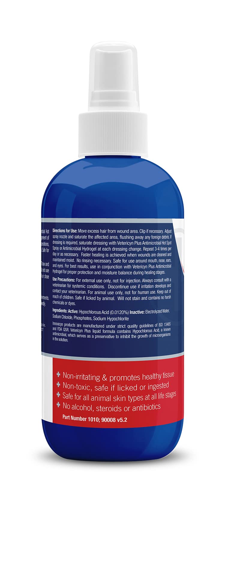 Vetericyn Plus Hot Spot Spray for Dogs Skin Sores and Irritations | Itch Relief for Dogs and Prevents Chewing and Licking at Skin, Safe for All Animals. 8 Ounces 8-Ounce - PawsPlanet Australia