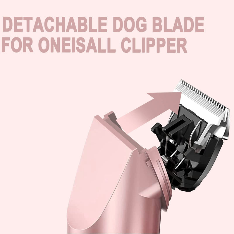 Audoc 3Pack Dog Grooming Clipper Blades Compatible with ONEISALL Dog Clippers，Low Noise Dog Clipper，Made of Stainless Steel Pet Clipper Blade 3pack,black - PawsPlanet Australia
