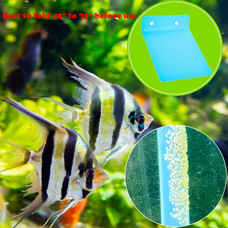 2 Pack Angelfish Discus Breeding Slate, Fish Breeding Spawning Slate Spawning Surface for Aquarium Fish Egg Laying