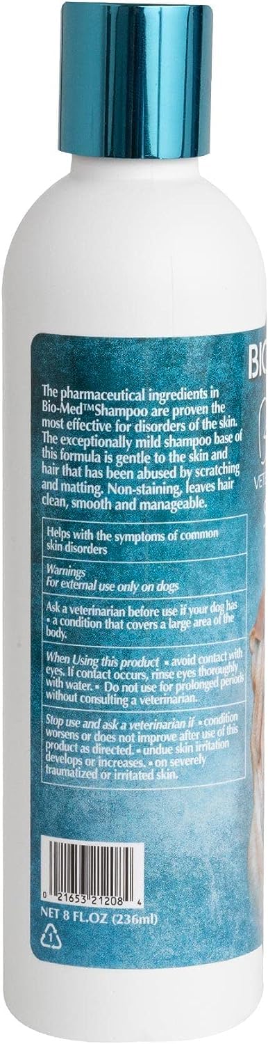 Bio-Groom Bio-Med Dog Shampoo - Dog Bathing Supplies, Puppy Shampoo for Sensitive Skin, Hot Spot Treatment, Itch Relief, Made in USA - 8 fl oz - PawsPlanet Australia