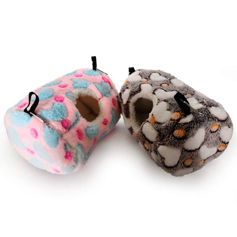 Sugar Glider Sleeping Pouch Small Animal Hammock, Hanging Bed Warm Cotton Nest for Rat Hamster Gerbil Sugar Glider Chinchilla Squirrel Guinea Pig (Coffee) Coffee - PawsPlanet Australia