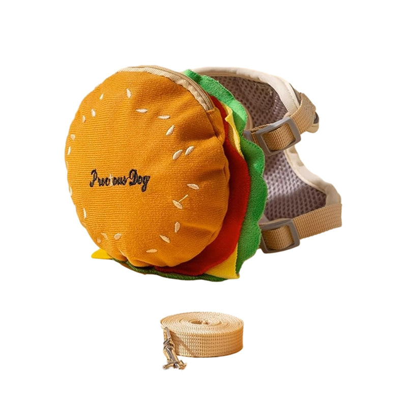 Adjustable Puppies Hamburger Bag for Small Dogs Bag Outdoor Large Self-Carrier Adjustable Vest Leash Service Dog Vest Harness and Leash Set, Medium - PawsPlanet Australia