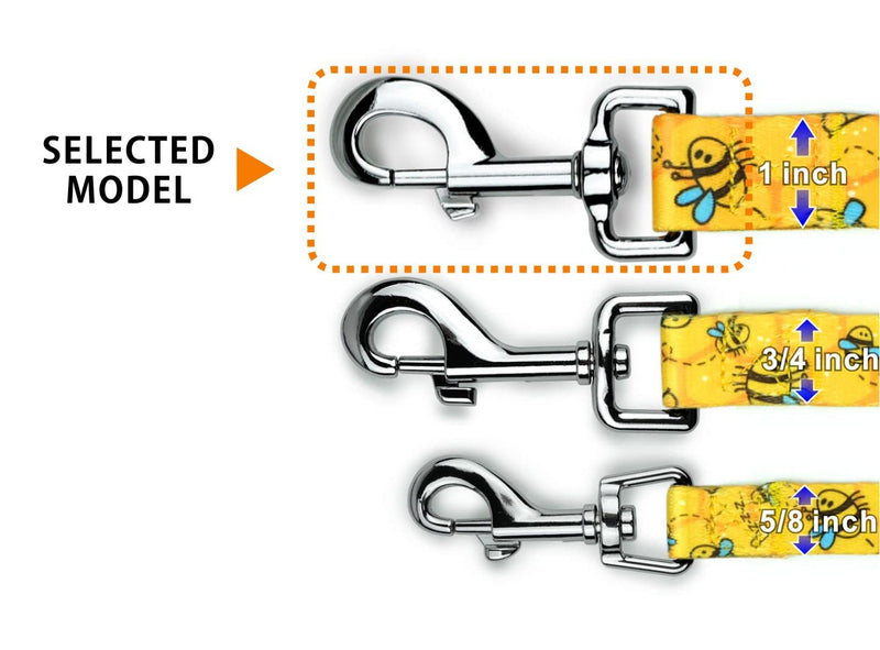 Garwor 1 Inch Heavy Duty Chrome Swivel Snap Hooks Trigger Snaps Dog Leash Hook Key Chain for Linking Pet Leash & Collar, Pet Harness, Purse Straps-4 Pcs 1”-L-4 Pcs Silver - PawsPlanet Australia