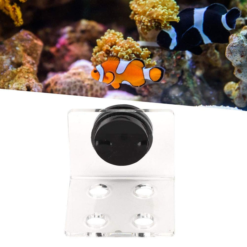 Aquarium Fish Stand, Frag Rack Acrylic Magnetic Frag Holder Support SPS Button Bracket Base for Fish Aquarium(4 Hole ) 4 Hole