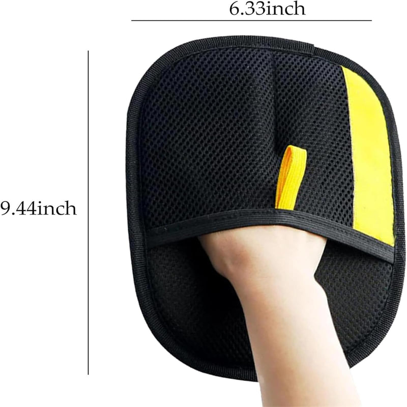 2-Pack Washable Pet Grooming Gloves – Electrostatic Deshedding Mitts for Dogs & Cats, Removes Fur from Furniture, Couches, Beds, Car Seats & Clothes – Reusable Cleaning Tool.. - PawsPlanet Australia