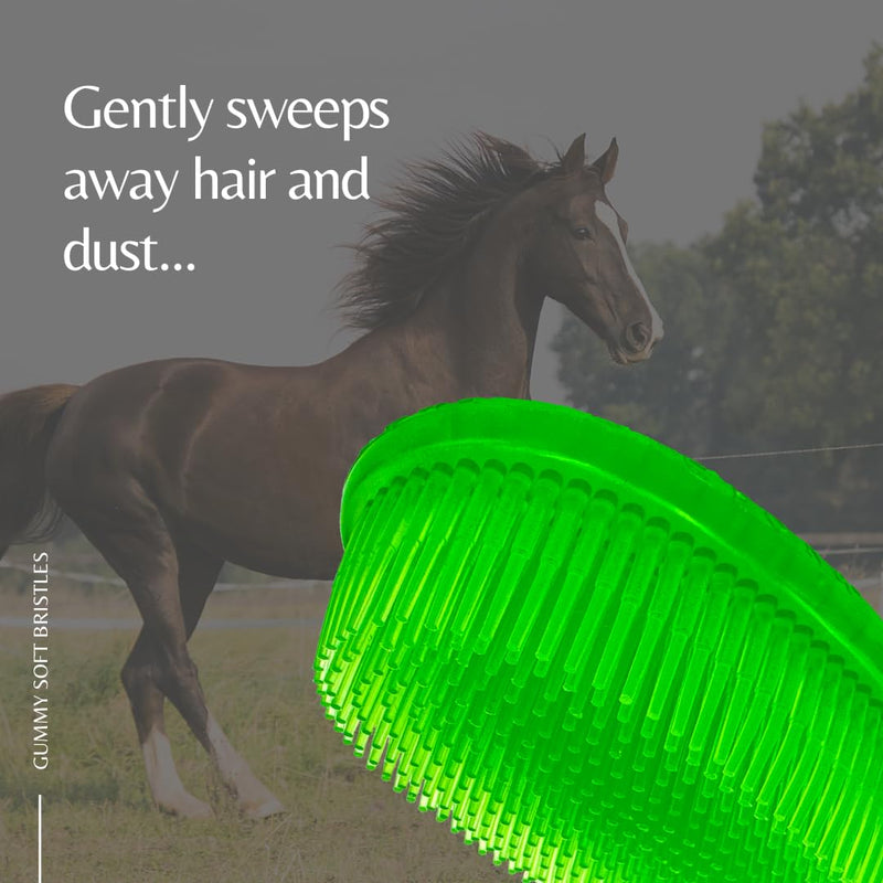 Epona Gummy Brush/Scrubby Horse Grooming Tool - PawsPlanet Australia