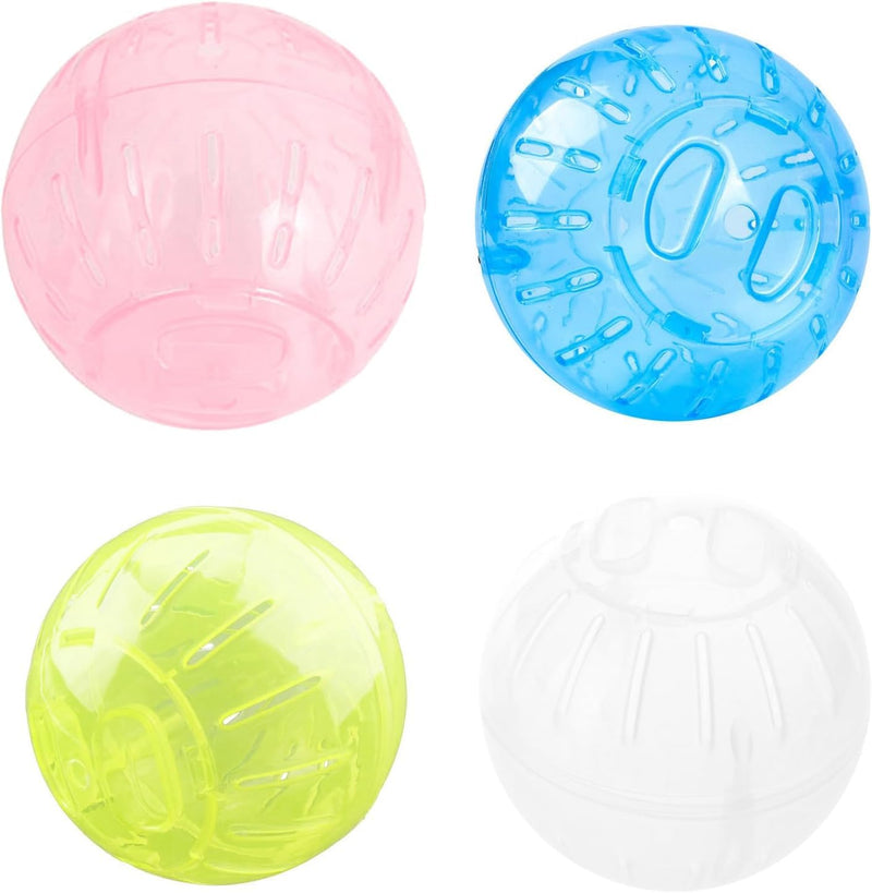 1Pc Transparent Small Pets Exercise Ball Dwarf Hamster Mute Running Spinner Play Toy for Junior Hedgehog Gerbil Hamster Exercise Ball,Small Animals Supplies - PawsPlanet Australia