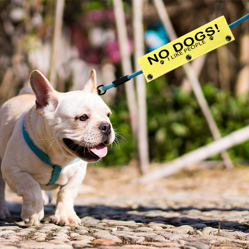 JXGZSO No Dogs I Like People Reactive Puppy Leash Wrap Give Me Space Dog Leash Wrap Rescue Dog Lead Cover (I Like People DLS) I LIKE PEOPLE DLS - PawsPlanet Australia