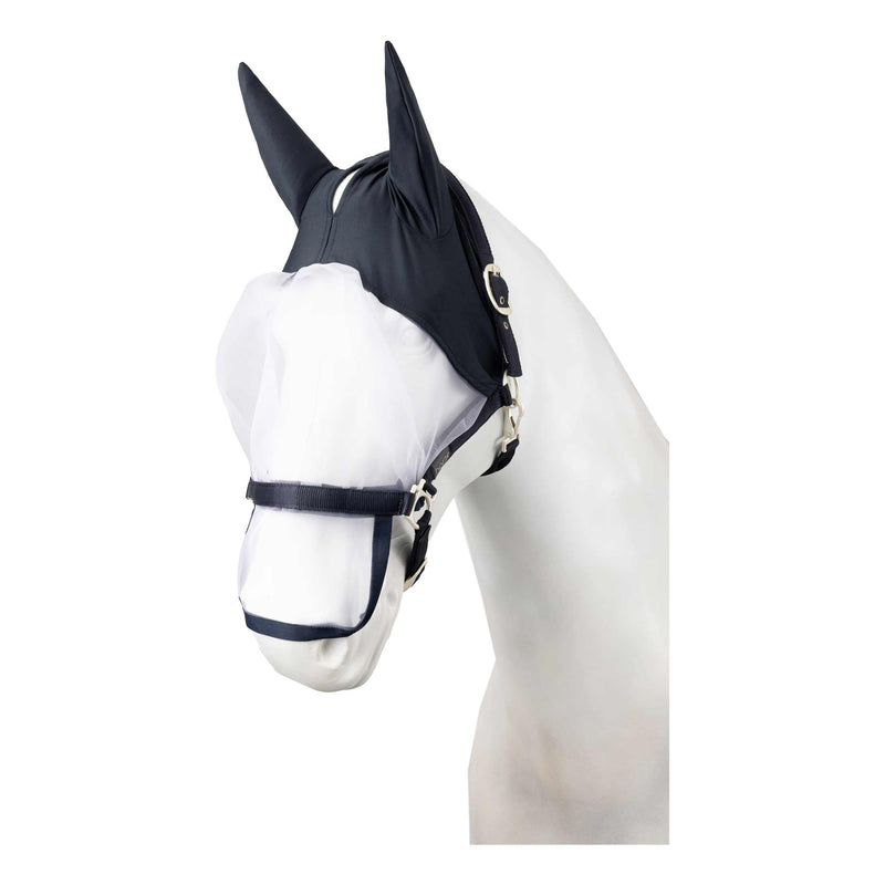 Horze Paso Fino 2 in 1 Halter and Fly Mask - Overture Navy - Pony