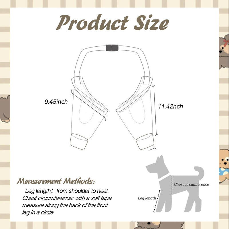 Dog Leg Protection, Elbow Pads Dog for Medium and Large Dogs, Recovery Sleeve Dog with Breathable Padding, Elbow Bandage Dog, Prevents Licking Wounds (2XL)