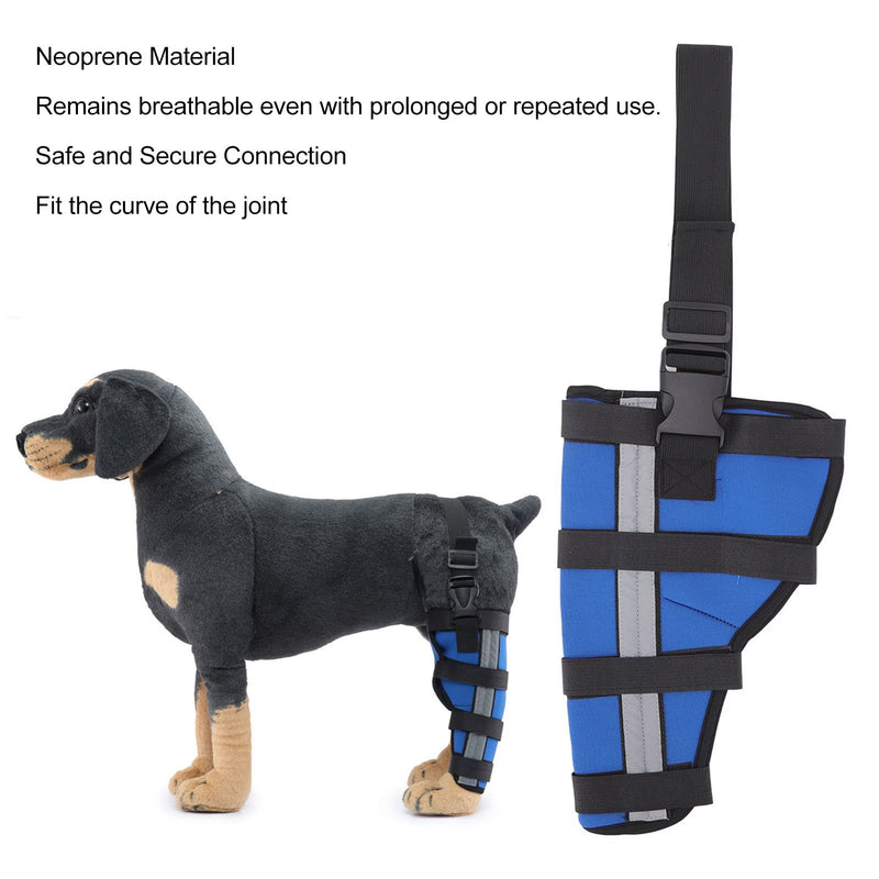 The dog's hind leg splint prevents licking Dog Knee Brace Dog Leg Brace Dog Knee Brace Support Pet Leg Joint Brace,The Dog's Hind Leg Splint Heals Pain With a Surgical Support Band