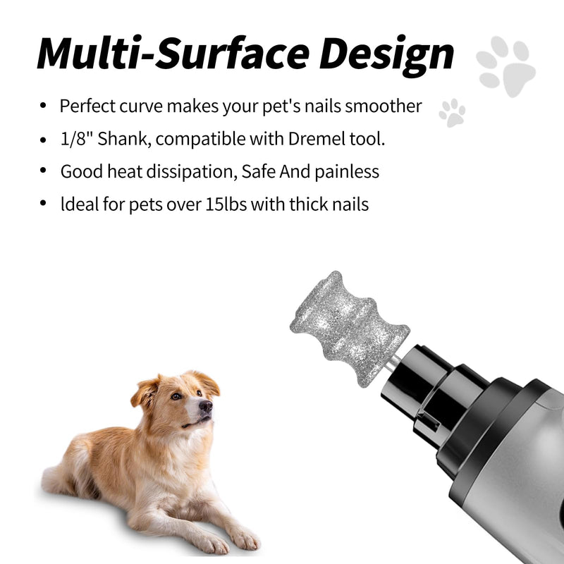 Dog Nail polishing Machine Drill bit, Automatic Nail Grinder, Dog Nail Grinding Tool Accessories, pet Nail polishing Machine Accessories, 1/10 inch Small and Medium-Sized Dog Nail Clippers - PawsPlanet Australia