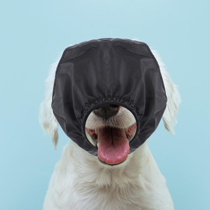 Nylon Pet Eye Mask in Black, 1 Piece √º Breathable and Easy to Remove for Grooming and Blow-drying