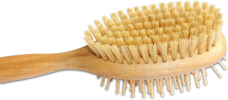 Mars Professional Wood Pin and Bristle Brush for Horses, Mane and Tail, Made in Germany
