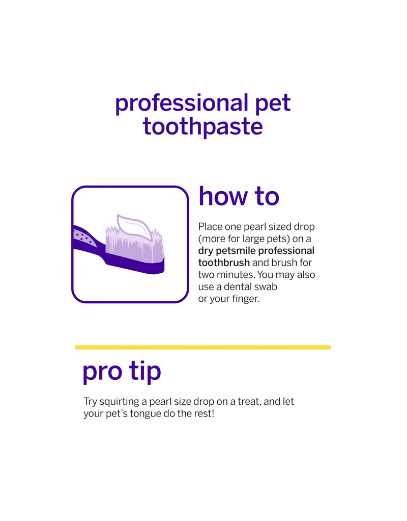 Petsmile Professional Pet Toothpaste for Cats & Dogs - VOHC Accepted Toothpaste - Clinically Proven to Control Plaque & Tartar Calprox Formula (London Broil, 2.5 Oz) London Broil 2.5 Ounce (Pack of 1) - PawsPlanet Australia
