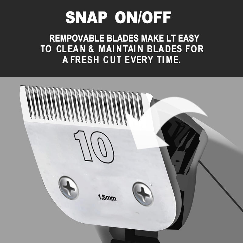 3FC+4FC+5FC+7FC+10# Blade Dog Grooming Compatible with Andis/Wahl/Oster Dog Clippers 3F#4F#5F#7F#10# - PawsPlanet Australia
