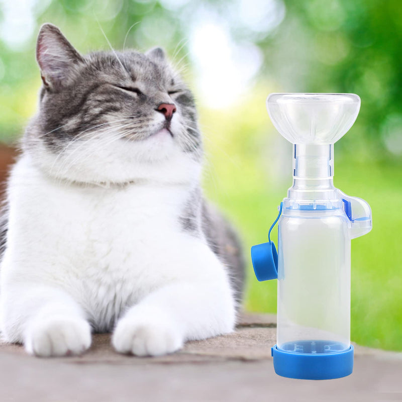 Chamber for Pets Inhaler Spacer for Cat or Dog Handheld Spacer with Exclusive Breathing Indicator (for cats)