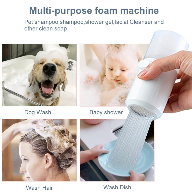 Dog Washing Hose Attachment,Pup Dog Jet Wash,Soap Dispenser and Garden Sprayer Nozzle,Dog Bath Attachment Pet Pup Dog Washer Hose Attachment,Watering Plants, Showering Pet Outdoor - PawsPlanet Australia