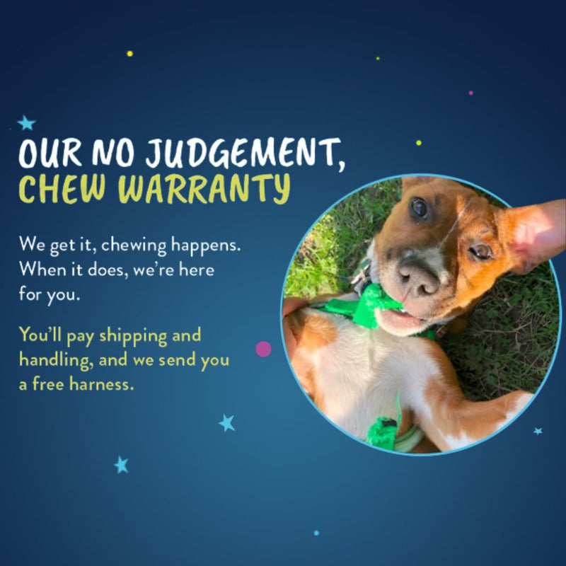 2 Hounds Design Freedom No Pull Dog Harness | Comfortable Control for Easy Walking |Adjustable Dog Harness and Leash Set | Small, Medium & Large Dogs | Made in USA | Solid Colors | 1" LG Navy LG (Chest 28"- 32") - PawsPlanet Australia