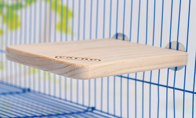 Litewoo Bird Wood Perch Platform Stand Shelf for Birds Budgie Parakeet Cockatiel Conure Cockatoo?Medium? M