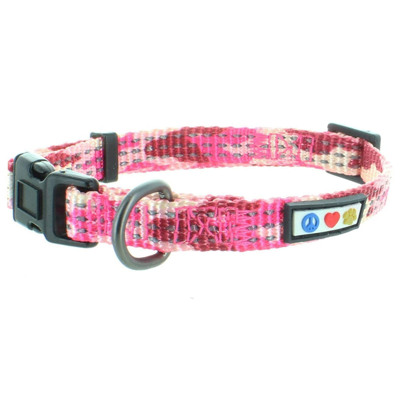 Pawtitas Value Bundle Set | Extra Small Reflective Dog Harness + Extra Small Reflective Dog Collar + Extra Small Reflective Dog Leash – Pink Camo Set - PawsPlanet Australia