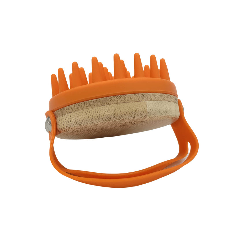 Dogtopia Dog Bath Brush | Dog Shampoo Brush | Dog Scrubber for Bath | Dog Washing Brush with Handle | Pets Deshedding & Massaging for Long & Short Haired Dogs and Cats - PawsPlanet Australia