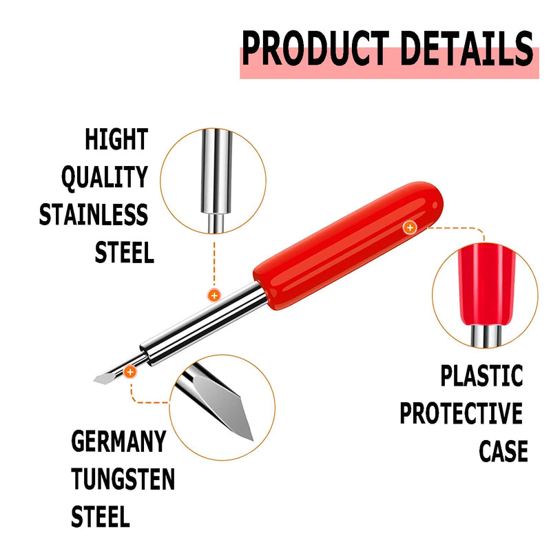 THANMAO 40 Pcs Replacement Blades Compatible with Explore Air 2/Air 3 /Maker/Maker 3/4 Cutting Machines - includ 10PCS Fine-Point Blades, 20PCS Standard Blaeds and 10PCS Deep Cutting Blades Multicolored 40 Pcs - PawsPlanet Australia