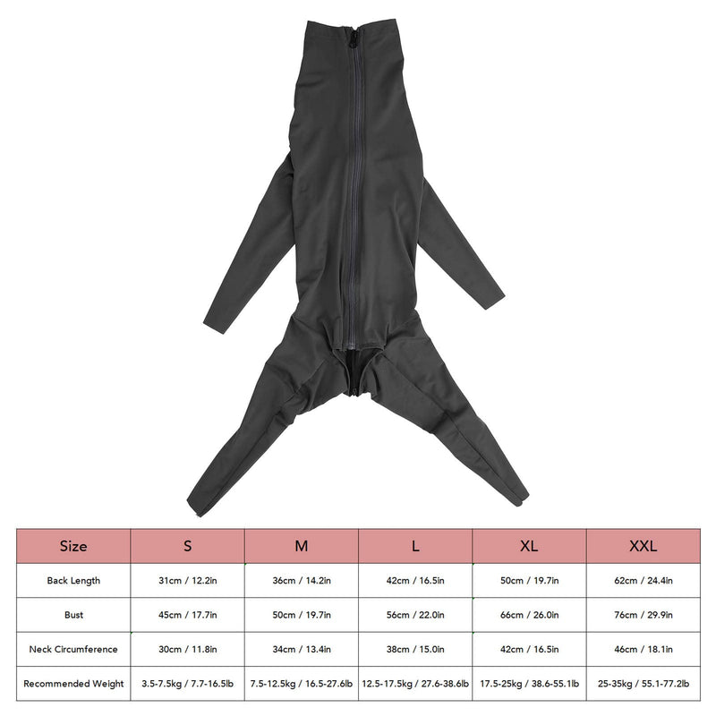 Dog Romper, Surgery Recovery Suit, Dog Pyjama Jumpsuit, Prevents Suit Leaking, Full Coverage, Surgical Recovery Bodysuit for Pets, (XL)