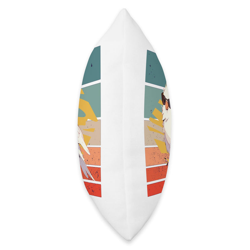 Cool Cockatiel bird sunglasses energetic crest pet birds Throw Pillow 16x16 - PawsPlanet Australia