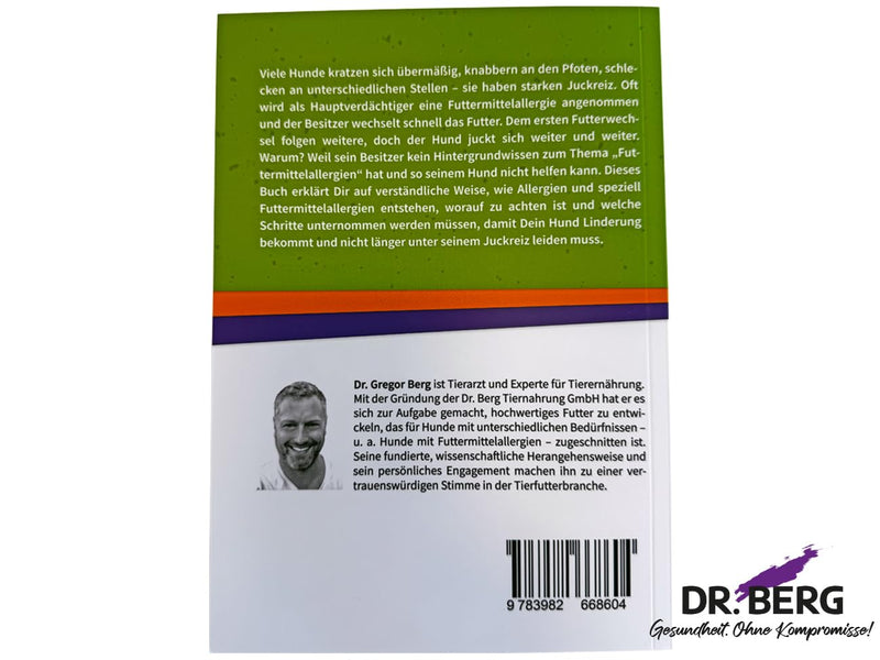 Book: Background Information Food Allergy - A Guide for Dog Owners by Veterinarian Dr. Greg Berg
