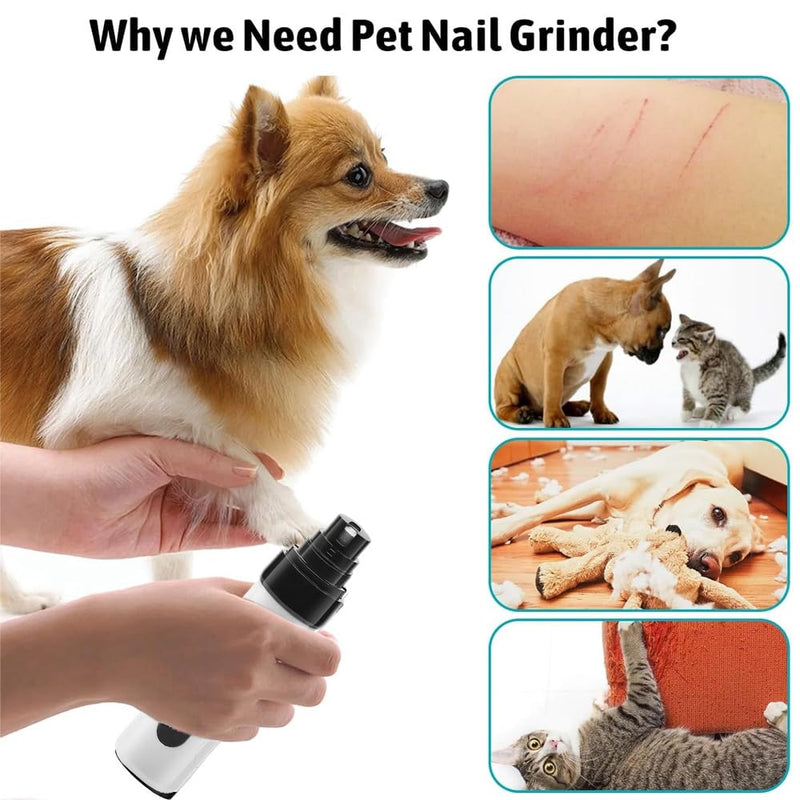 Silent Groom Pro Nail Grinder,Silent Groom Pro,2025 New Silent Groom Pro for Dogs and Cats, Nail Trimmer with Quick USB Charge - PawsPlanet Australia