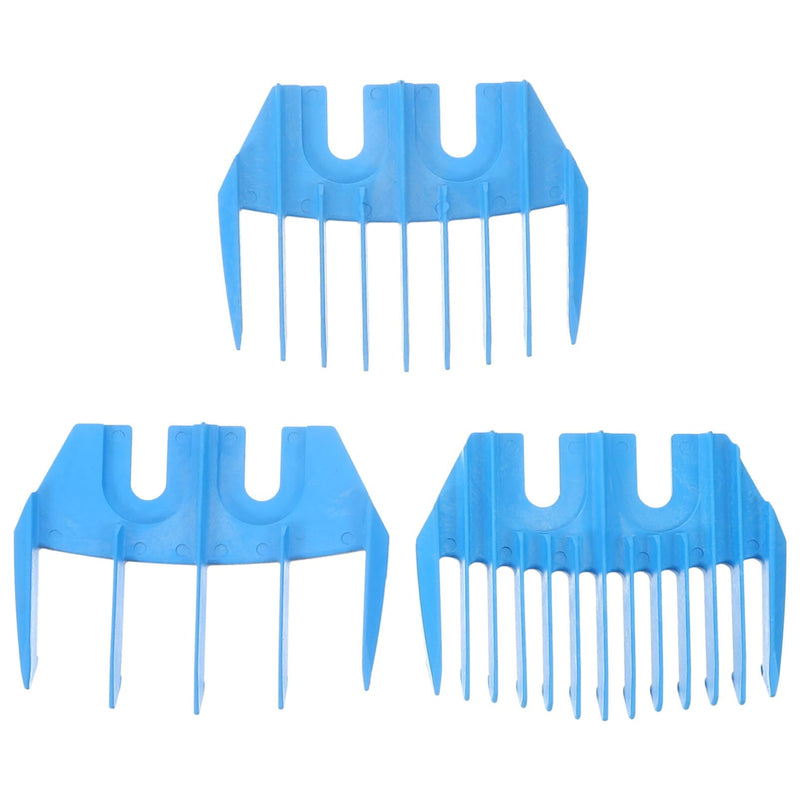 INOOMP 3Pcs Plastic Sheep Shears Guide Electric Shaver Guide for Goat Lamb Shear Guide Plastic Grooming Shear Guide Attachment Guide Comb Grooming Accessories