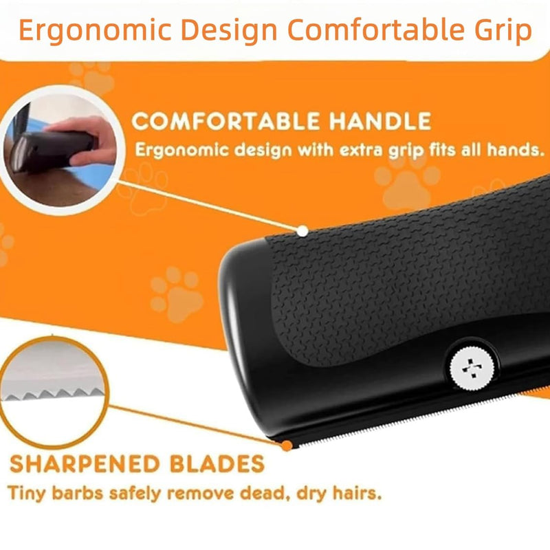 Deshedding Dog Brush, Pet Grooming for Dogs, Cats & Horses, Groom Brush Pro for Shedding & Knots - Ergonomic Dog Groomer for Matted Hair, Loose Hair (1PCS) 1PCS - PawsPlanet Australia