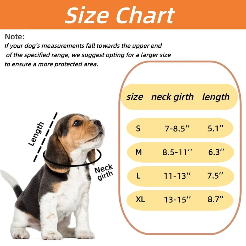 Soft Dog Cone Collar for Dogs After Surgery, Adjustable Dog Recovery Cone Collar for Medium Small Puppy Dogs and Cats to Stop Licking (Watermelon L) Watermelon L (11-13'' Medium Dog) - PawsPlanet Australia