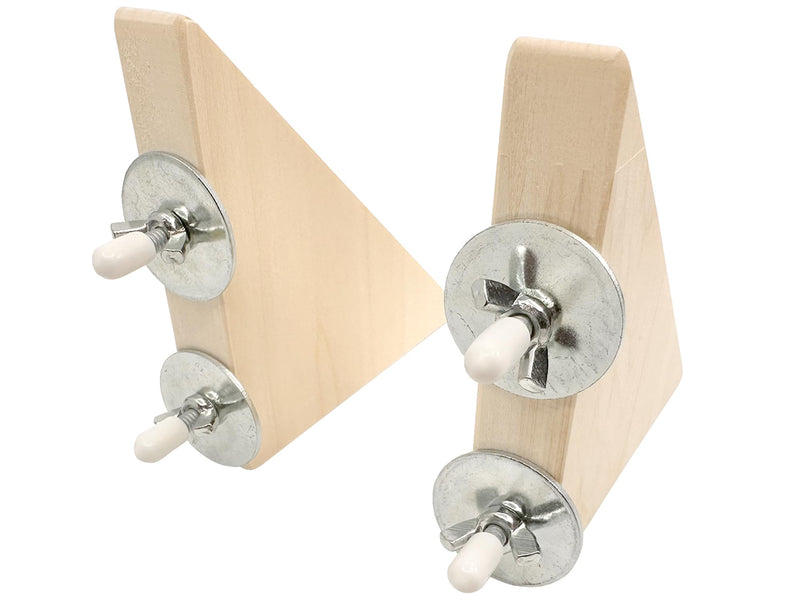 Aspen M Wood Support Ledge [2 Pack] for Chinchilla, Hamster, Rat, Bird, Rabbit - PawsPlanet Australia
