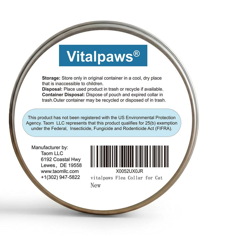 Flea Collar for Cats 2 Pack - 12 Month Natural Flea and Tick Prevention for Cats, Waterproof Cat Flea Collar with Continuous Release, Adjustable Kitten Collar