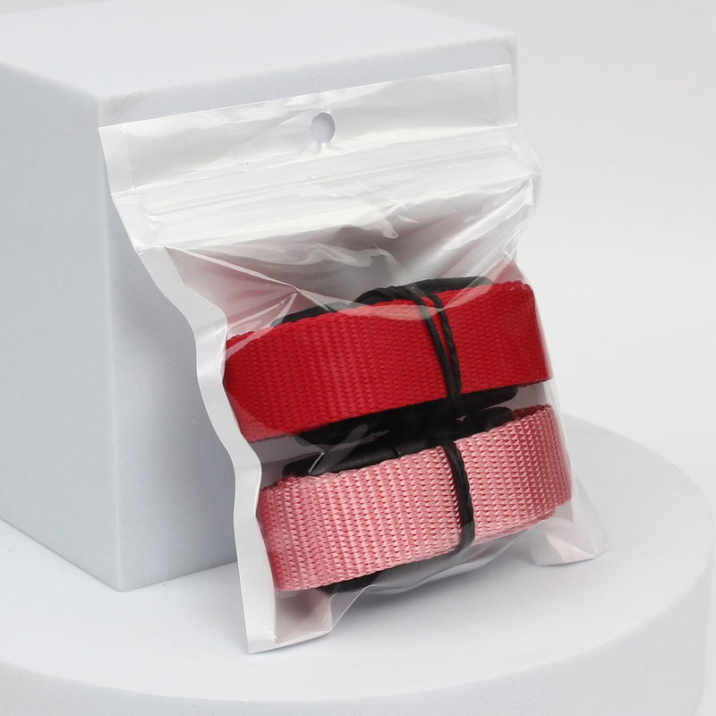 Shock Collar Replacement Strap, Dog Training Collar Replacement Strap, 3/4 Inch Replacement Collar for Delupet Bousnic Patpet Hkzooi Dog Care Nikketta Yawpet Maisoie Educator - Red & Pink - PawsPlanet Australia