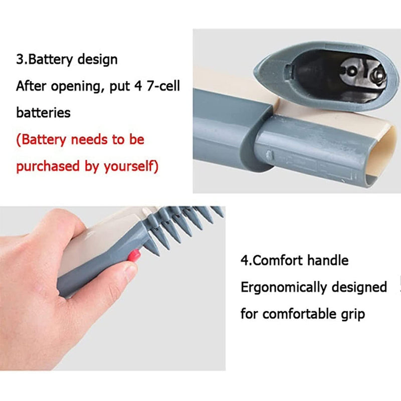 Electric Pet Grooming Comb for Dogs Pet Hair Scissor Trimmer Remove Knots and Tangles Grooming Dematting Comb - PawsPlanet Australia