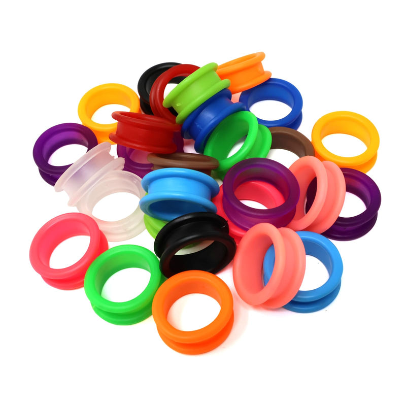 Honbay 28PCS Soft Silicone Scissors Finger Rings Grips Inserts Grooming Shear Thumb Inserts Ring Finger Protector Ring Scissor Accessories for Barber Hair Cutting Scissors Dog Cat Pet Hair Shears - PawsPlanet Australia