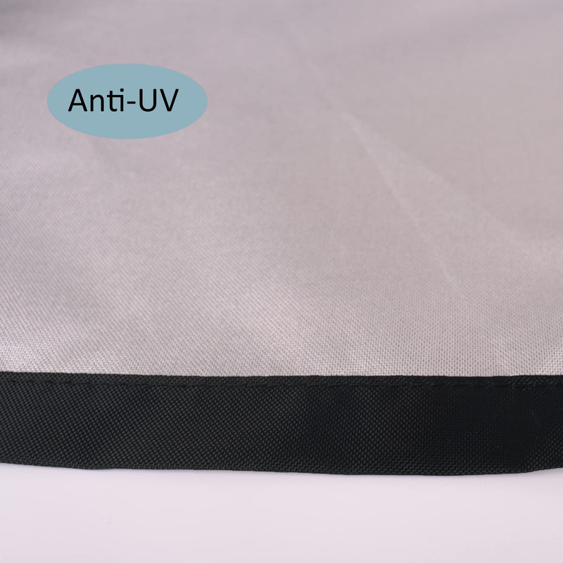 Durable Dog Crate Cover-Double Door, Pet Kennel Cover Waterproof Anti-UV Dog Cage Cover Fit for 24-48 inches Crate -Black 36 inch Black - PawsPlanet Australia