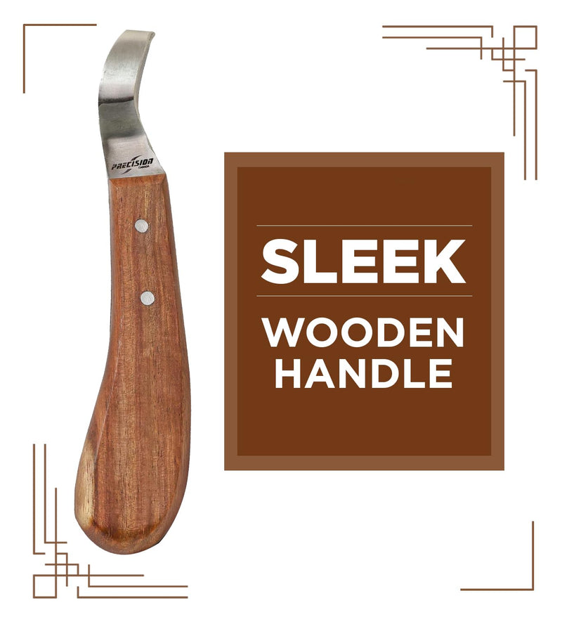 Farrier Tools Super Sharp Hoof Knife - Brown and Black Hoof Knife