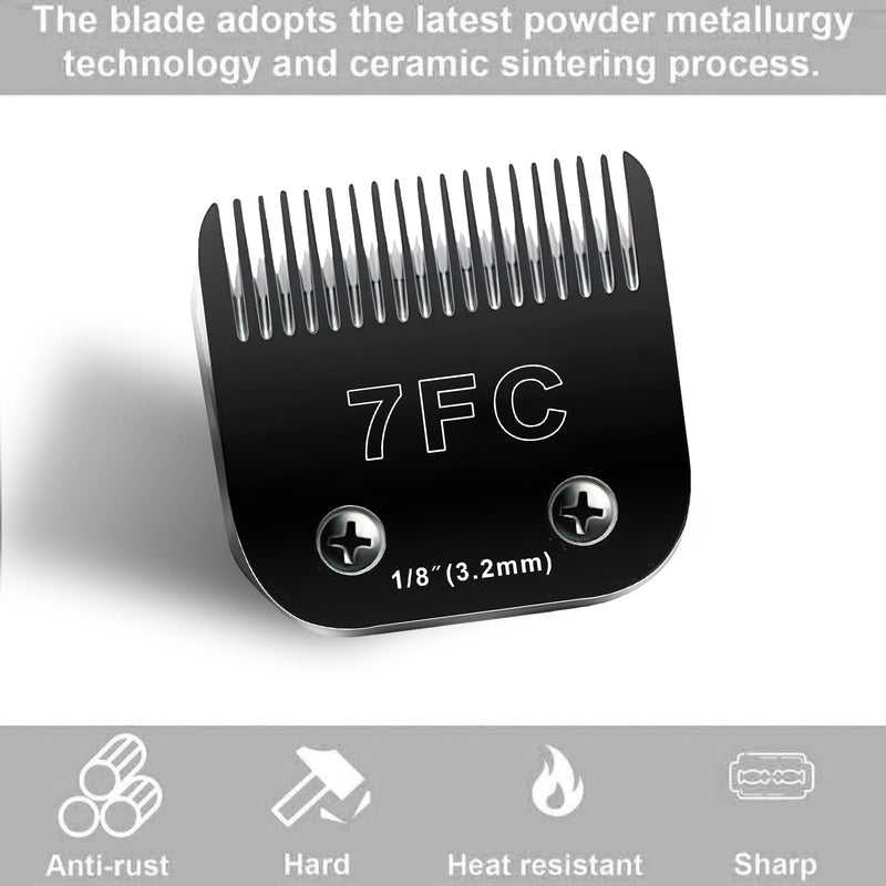 AUDOC Dog Grooming Replacement Blades Compatible with Andis/Oster A5/Wahl KM-10 Series (7FC) 7FC - PawsPlanet Australia